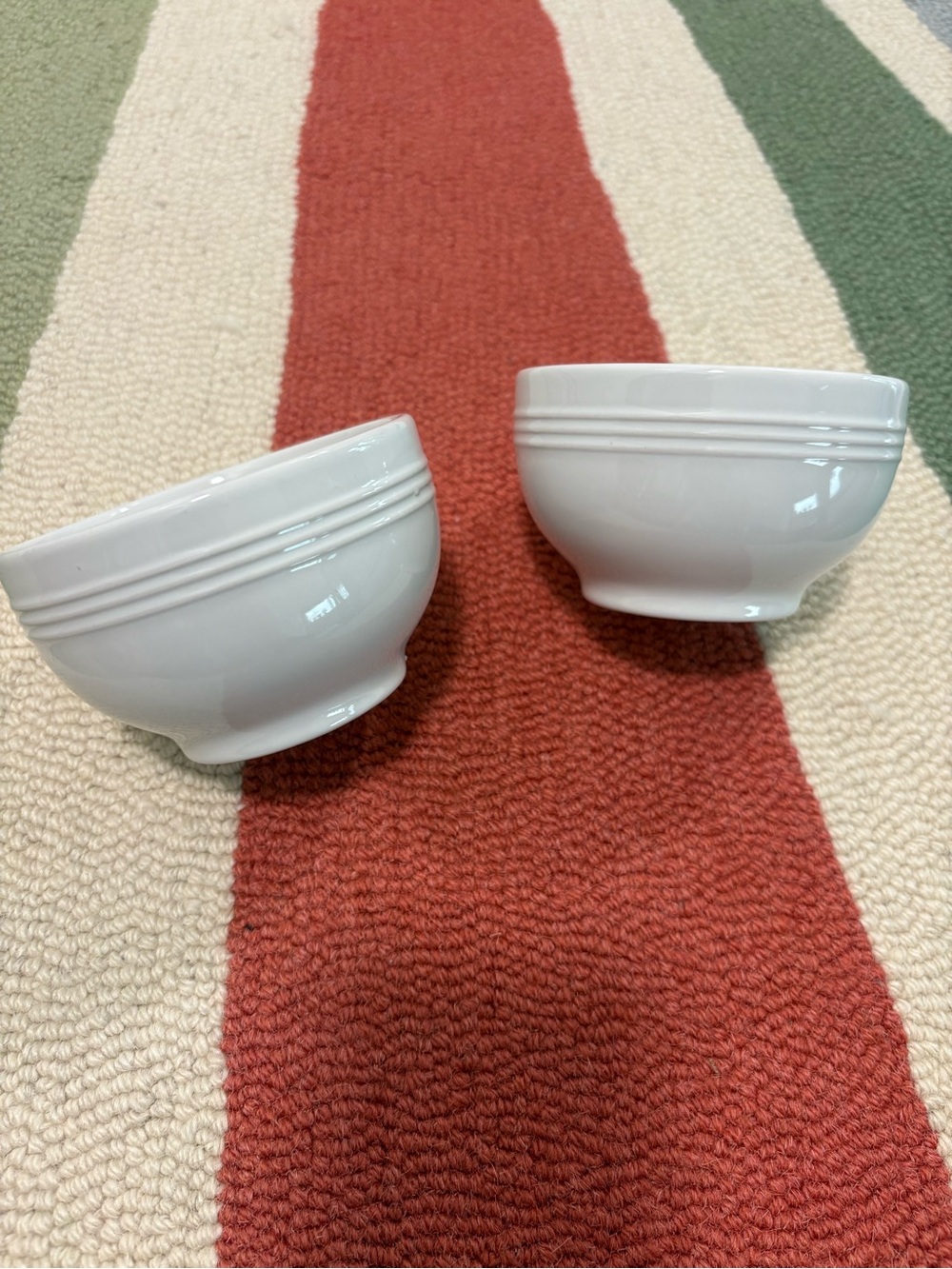 Le Creuset White 9oz Rice Bowl - Set of 2
